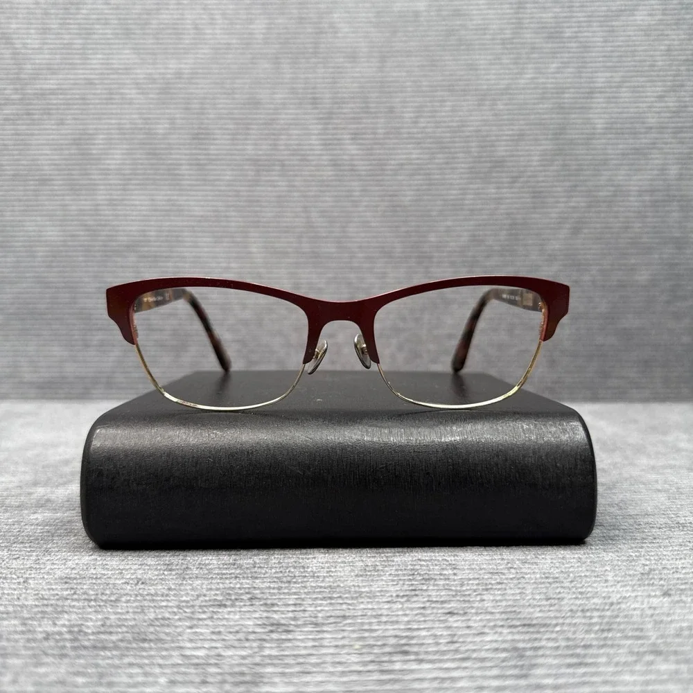 Calvin Klein Collection CK8021 603 Burgundy Tortoise Y2K Eyeglasses‎ 53-18-135